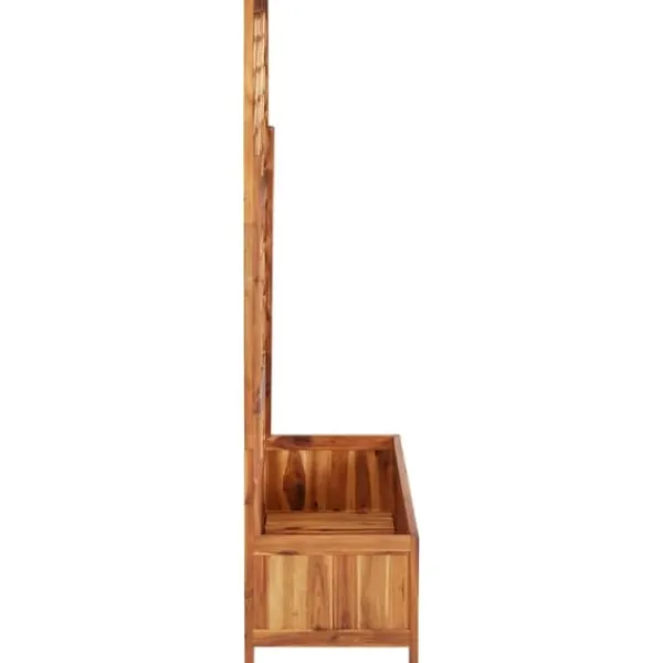 Odlingslåda upphöjd med spaljé 85x38x150 cm massivt akaciaträ - Upphöjd Odlingslåda - Upphöjda Odlingslådor - Home & Living