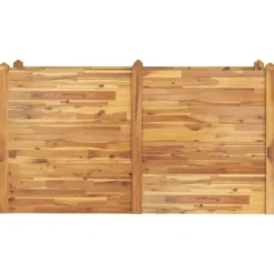 vidaXL Odlingslåda upphöjd 160x60x84 cm massivt akaciaträ
