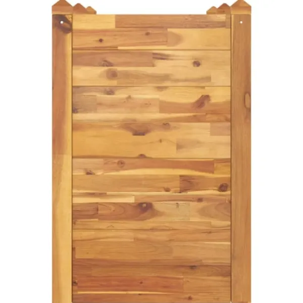 vidaXL Odlingslåda upphöjd 160x60x84 cm massivt akaciaträ