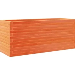 vidaXL Odlingslåda vaxbrun 110x40x46 cm massiv furu