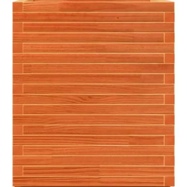 Online Odlingslåda vaxbrun 90x60x72,5 cm massiv furu Planteringsbänkar
