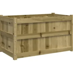 vidaXL Odlingslåda 90x50x50 cm impregnerat furu