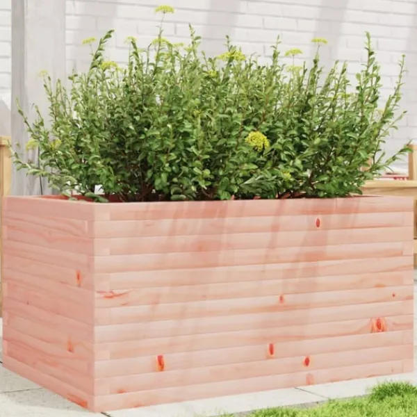 Discount Odlingslåda 90x60x45,5 cm massivt douglasträ Planteringsbänkar