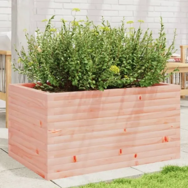 Discount Odlingslåda 90x60x45,5 cm massivt douglasträ Planteringsbänkar