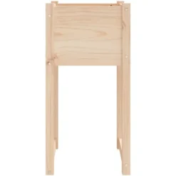 Discount Odlingslådor 2 st i massiv furu | Storlek: 40x40x81 cm Planteringsbänkar
