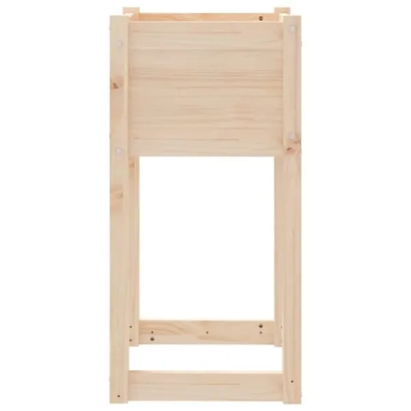 Discount Odlingslådor 2 st i massiv furu | Storlek: 40x40x81 cm Planteringsbänkar