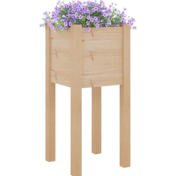 Odlingslådor 2 st 31x31x70 cm massiv furu - Upphöjd Odlingslåda - Upphöjda Odlingslådor - Home & Living