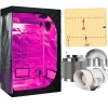 Odlingstält, Energieffektiva LED-lampor, Hållbar Konstruktion,Kit C-a, 50x50x100cm kit