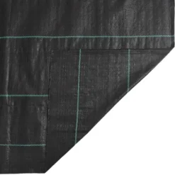 Ogräsmatta för effektiv ogräskontroll - UV-stabiliserad | Färg: Svart | Storlek: 4x5 m Markduk & Fiberduk