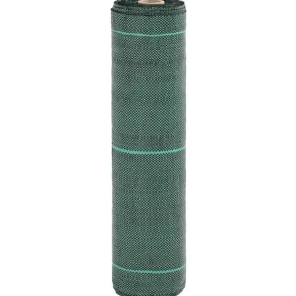 Outlet Ogräsmatta för effektiv ogräsbekämpning - UV-stabiliserad | Storlek: 0,5x5 m | Färg: Grön Markduk & Fiberduk