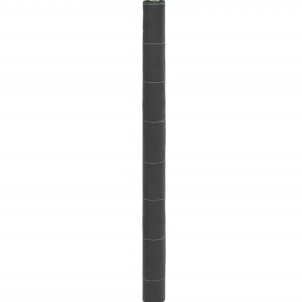 vidaXL Ogräsmatta svart 1,5x10 m PP