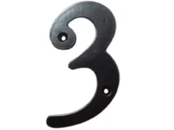 Clearance Okko Number 3 Gb-2531_3 105X65 Mm Svart Adresskyltar & Husnummer