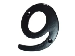 New Okko Number 9 Gb-2531_9 105X65mm Black Adresskyltar & Husnummer