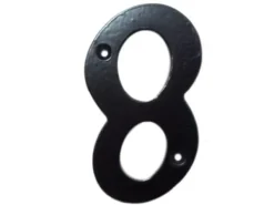 Sale Okko Number 8 Gb-2531_8 105X65mm Svart Adresskyltar & Husnummer