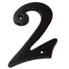 Hot Okko Number 2 Gb-2531_2 105X65mm Svart Adresskyltar & Husnummer
