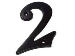 Hot Okko Number 2 Gb-2531_2 105X65mm Svart Adresskyltar & Husnummer
