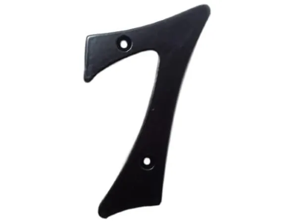 New Okko Number 7 Gb-2531_7 105X65mm Svart Adresskyltar & Husnummer