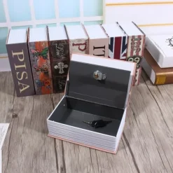 Ordbok Bok Hemlig Kassaskåp Säkerhetsbox Pengar Kontanter Smycken Låsskåp (Rose Diary Typ) Kassaskåp