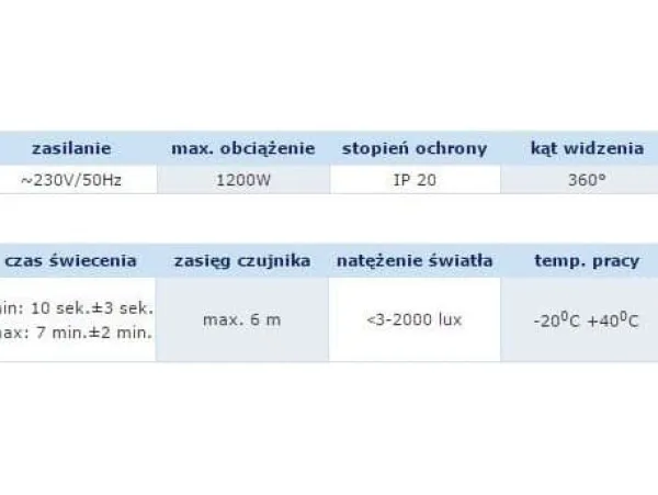 Clearance Orno Rörelsedetektor 1200W 360° svart (OR-CR-203/B) Rörelsedetektorer