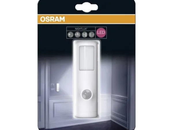 Discount Osram Nightlux Torch, Stämningsbelysning, Vit, Polykarbonat, Kall vit, IP54, III Säkerhetslampor