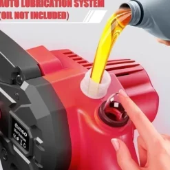 Discount OUTIGO 6 tums sladdlös elektrisk motorsåg med 2 batterier (2*3000mAh), 3 kedjor + 1 kedjesvärd Trädgårdsmaskiner