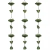Outsunny Regnkedjor i Metall (Grön), 3-delat set, 123 cm