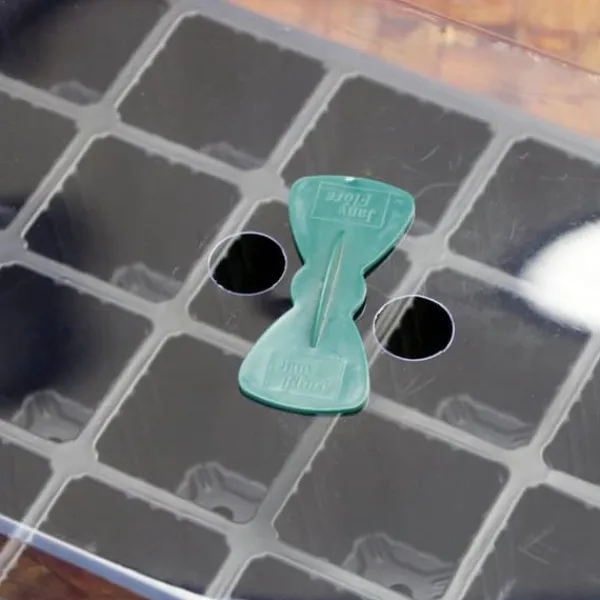 Best 3-pack 24 celler plantor plantlåda plast blomträdgård plantskola kruka planteringsfrölåda kit med lock trädgårdsodlingslåda Kit För Växt- & Örtplantering