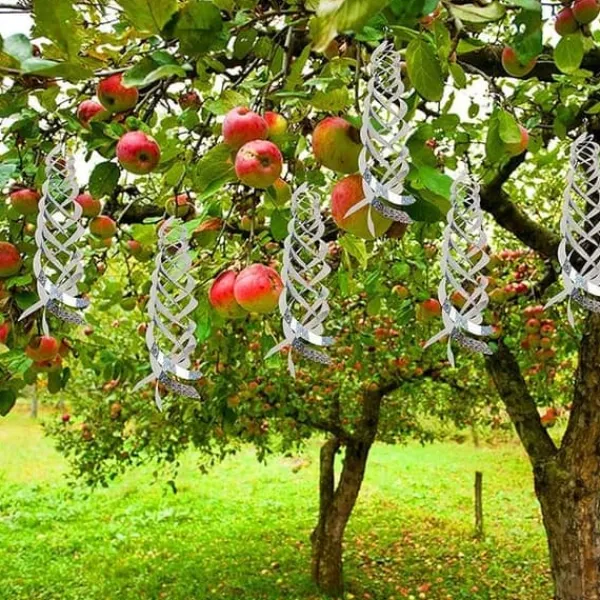Sale 4-pack Reflekterande Fågelskrämmande 45 cm - Reflekterande & Vinddriven för Trädgård/Balkong | Skrämmer Fåglar Naturligt För Fåglar & Småvilt
