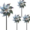Clearance 4-pack Reflekterande Fågelskrämmande Vindsnurror 50 cm - Vinddriven & Dekorativ | Naturlig Fågelavskräckare för Trädgård/Balkong För Fåglar & Småvilt