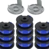 Outlet 8-pack trimmerspolar med trimmertråd och lock RYOBI grästrimmer Trädgårdsmaskiner