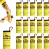 Paket med 16 flugfångarrullar, självhäftande remsor, flugfällor, limrullar, flugfällor, för inomhusbruk[J578]