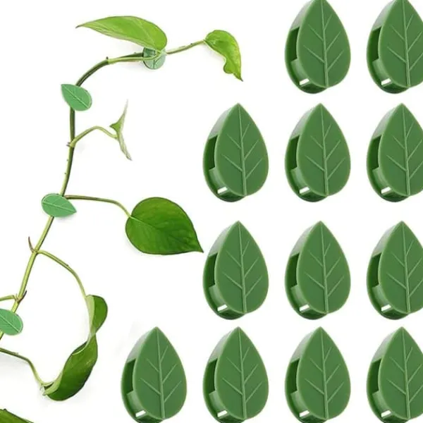 Paket med 50 självhäftande växthållare Plantkopplingsklämma Klätterväxter Fixering av väggväxtklämmor för stödplantering