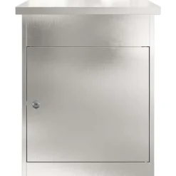 Discount Paketlåda för utomhusbruk - Säker lagring i rostfritt stål | Färg: Svart | Storlek: 44x35x59 cm Postlådor & Brevlådor