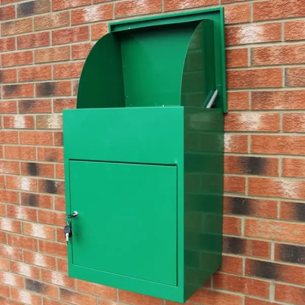 New Paketlåda Grön Låsbar Väggmonterad Säker Postlåda Utomhus Paket Smart Post Dropbox Väderbeständigt Galvaniserat Stål | 6 Nycklar | 580 x 460 x 360 mm | CDON Postlådor & Brevlådor