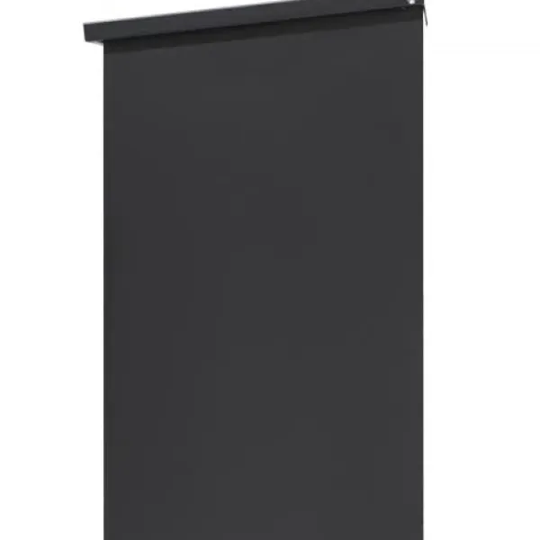 Paketleveranslåda, 44x35x58,3 cm, Svart, Galvaniserat stål