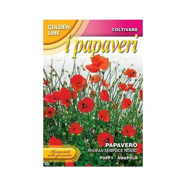 Hot PAPRIKASÅL RHOEAS ENKEL RÖD trädgård frö frön blommor Fröer & Lökar