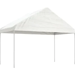 Discount Partytält & paviljoner - Living Paviljong med tak vit 13,38x4,08x3,22 m polyeten Tält & Lusthus
