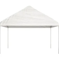 Discount Partytält & paviljoner - Living Paviljong med tak vit 13,38x4,08x3,22 m polyeten Tält & Lusthus
