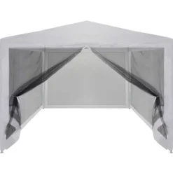 Discount Partytält & paviljoner - Living Partytält med 4 sidoväggar i nät 4x3 m Tält & Lusthus