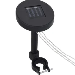 Discount Partytält & paviljoner - Living Paviljong med dubbeltak och ljusslinga LED 3x4 m antracit Tält & Lusthus