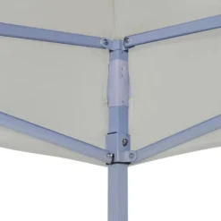 vidaXL Partytält 3 x 3 m gräddvit