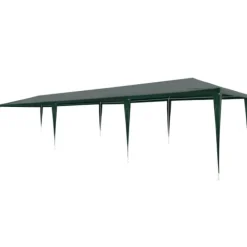 vidaXL Partytält PE 3x9 m grön