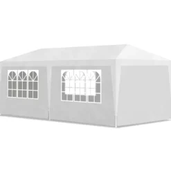 vidaXL Partytält 3x6 m vit