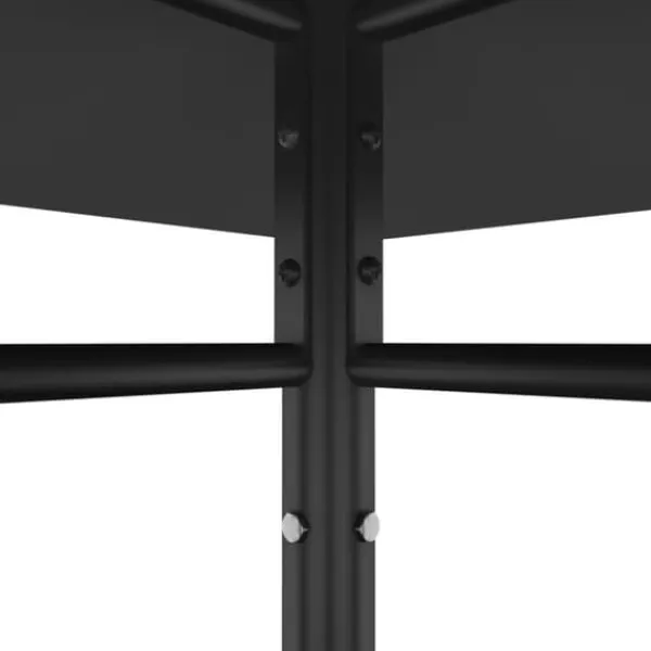Online Paviljong med massiv stålkonstruktion för utomhusbruk | Färg: Antracit | Storlek: 384x281x270 cm Tält & Lusthus