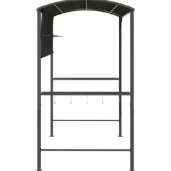 Paviljong med tak för utomhusevenemang - Robust och vattentålig | Färg: Antracit | Storlek: 220x110x200 cm