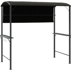 vidaXL Paviljong med tak 220x110x200 cm antracit