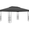 vidaXL Paviljong 3x4 m antracit