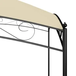 Sale Paviljong 3x4x2,65 m - Stålkonstruktion med PA-beläggning | Färg: Gräddvit | Storlek: 3x4x2,65 m Tält & Lusthus