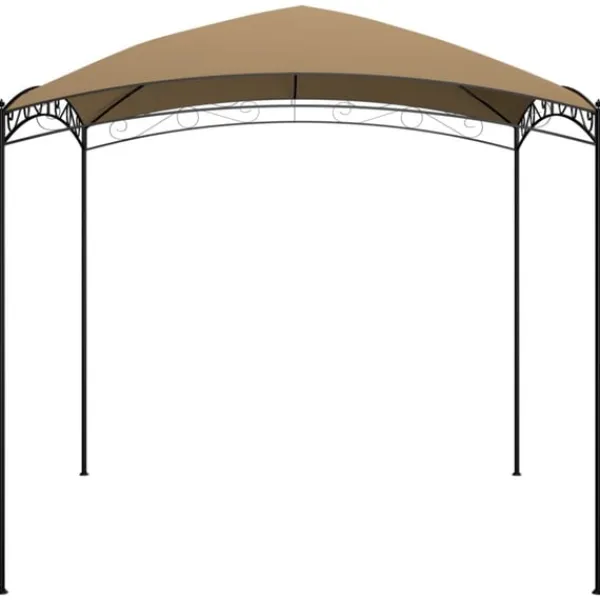New Paviljong 3x3x2,65 m taupe 180 g/m² Tält & Lusthus