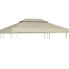 New Paviljongtak 310 g/m² vattentätt | Beige | Storlek: 3 x 4 m Tält & Lusthus